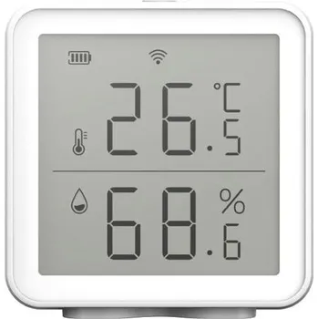 TEPLOMĚR + VLHKOMĚR WIFI TUYA TE-200