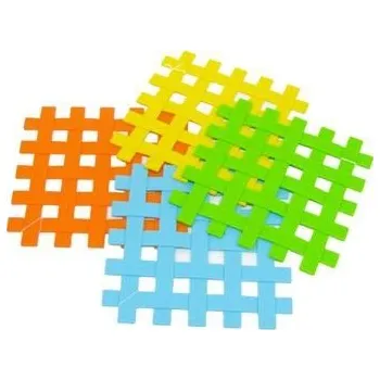 Chňapka Toro Silikonová podložka, kostky, 17x17cm, žlutá 263160zl