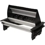 ORNO AE 1362, vestavný, výklopný zásuvkový modul, 3x zásuvka 230V a 2x zásuvka 5V USB