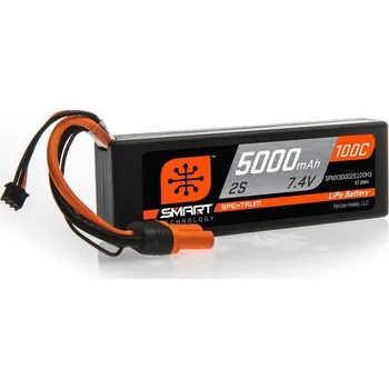 RC model letadla Spektrum Smart LiPo 7.4V 5000mAh 100C HC IC3