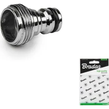 BRADAS Adaptér pro rychlospojku s vnějším závitem 3/4 ZINEK CHROM