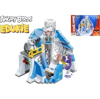 ostatní stavebnice EDUKIE stavebnice Angry Birds stanice 195ks + 2figurky