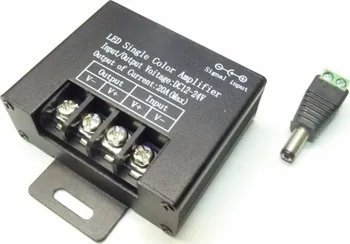 Příslušenství pro LED osvětlení T-LED LN002034 20A AMP7 jednokanálový zesilovač signálu 12-24VDC
