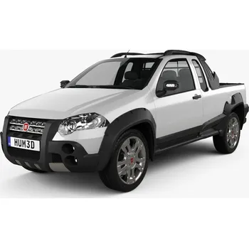 Nosič kol Příčníky Thule SmartRack XT SquareBar Fiat Strada Adventure 2014- s podélníky