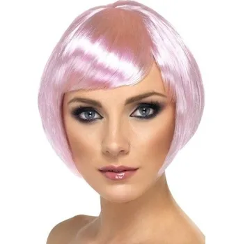 Karnevalová paruka Dámská paruka bejby - Růžová