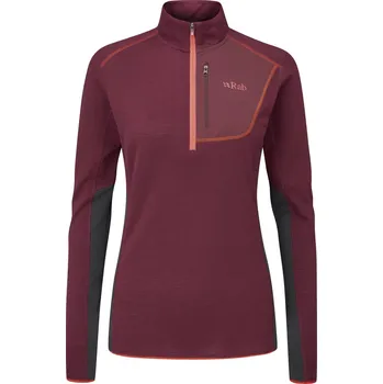 Dámská casual bunda Rab Syncrino Light Fleece Pull-On Womens Barva: deep heather / Velikost: M