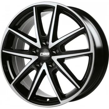 Auto-moto Alu kola CMS C30 diamond black - černé, leštěné čelo 8x18" 5x114,3 ET40 67,2