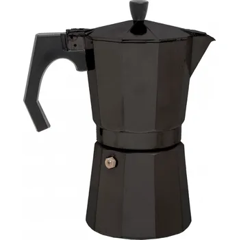 Kempingové nádobí Origin Outdoors® Hliníková Moka konvice Espresso Origin Outdoors®, Barva: Černá, Velikost: 9