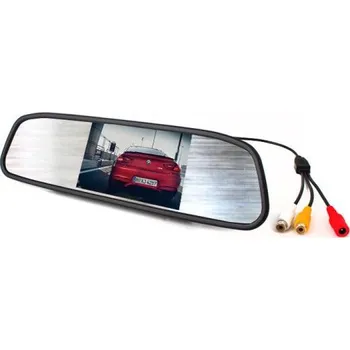 Auto zrcátko TFT MIRROR - monitor v zrcátku do auta, dva video vstupy,4.3