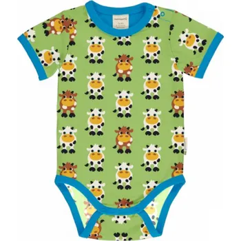 Kojenecký body Dětské body s krátkým rukávem Kravičky Maxomorra Velikost: 62/68