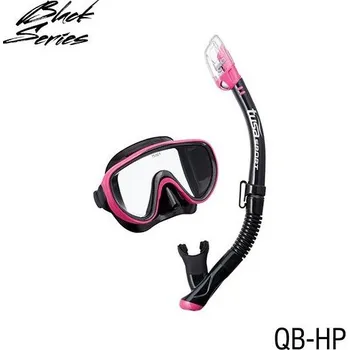 Potápěčská maska Sada maska a šnorchl Serene, TUSA růžová