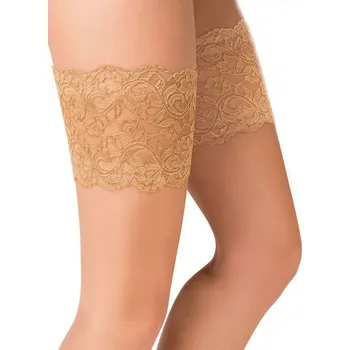 Dámské punčochy Gabriella Thigh Band 509 béžový 3-4