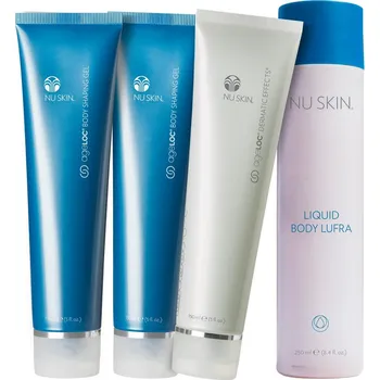 Kosmetická sada NuSkin ageLOC Body Spa sada (2 Body Shaping Gel 150 g + Dermatic Effects 150 ml + Liquid Body Lufra 250 ml)