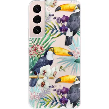 Odolné silikonové pouzdro iSaprio - Tucan Pattern 01 - Samsung Galaxy S22 5G