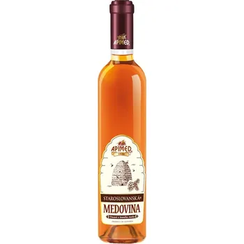 Medovina Apimed - Staroslovanská medovina - tmavá z lesního medu - 0,5 l 13,5%, sklo