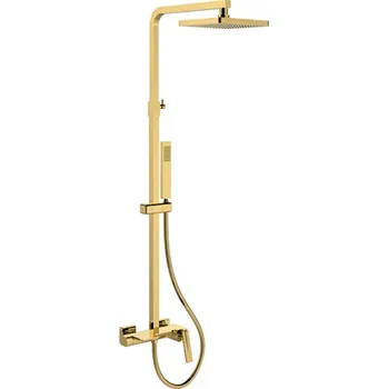 Sprchový set BESCO Nástěnný sprchový/vanový set ASPIRA zlatá BABPANZL