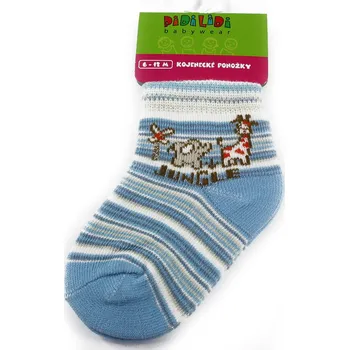 Modré kojenecké chlapecké ponožky s motivem Francis 6 - 12 měsíců - 1 pár