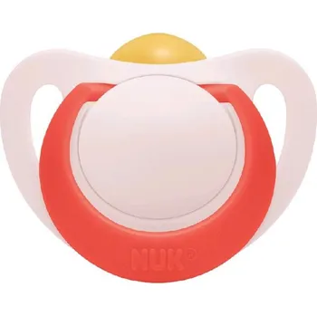 dudlíky Dudlík latex NUK Star 18-36 m červený, vel. 18-36 m