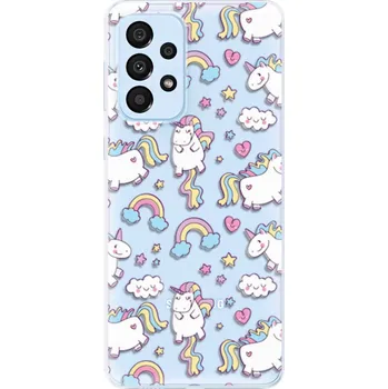 Telefonní příslušenství Odolné silikonové pouzdro iSaprio - Unicorn pattern 02 - Samsung Galaxy A33 5G