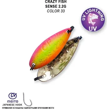Plandavka Crazy Fish Sense 28mm 2,2g color 33