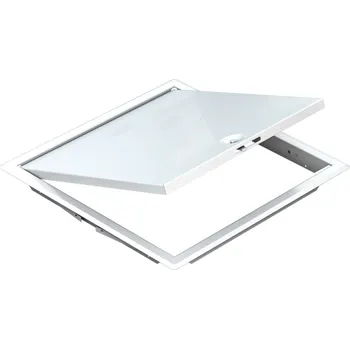 Revizní dvířka TAMADEX revizní dvířka na fasádu, Lakovaná, BÍLÁ - 200 x 200 mm