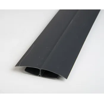 Obklad Hopa Dokončovací profil - spojovací, rovný Barva - Grafit DA10302