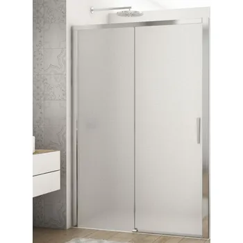 Sprchové dveře Ronal (Sanswiss) Ronal, DIVERA jednodílné posuvné dveře s pevnou stěnou v rovině D22S2B Šířka: 100 cm, Sklo: 87 Screen + doprava zdarma + při platbě převodem sleva