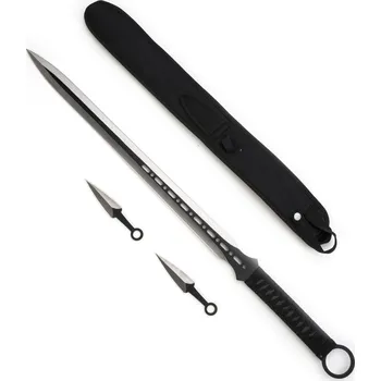 Mačeta Chladné Zbraně Obousečná mačeta "SHADOW HUNTER" s mini vrhacími noži!