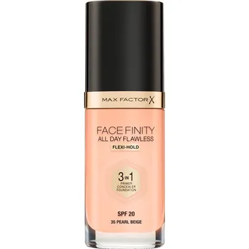 Max Factor Facefinity All Day Flawless 3in1 dlouhotrvající make-up SPF20 30 ml, 35 Pearl Beige