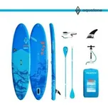 Aquatone Wave Plus 11'0 2022 Modrá paddleboard + DÁREK DLE VÝBĚRU!