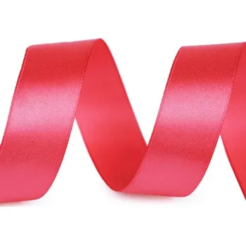 Jedlá dekorace na dort Atlasová stuha - růžová - 22,5m/ 25mm