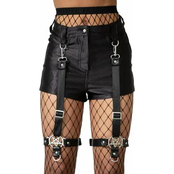 Dámské kraťasy kraťasy dámské KILLSTAR - Hardliner Garter - Black