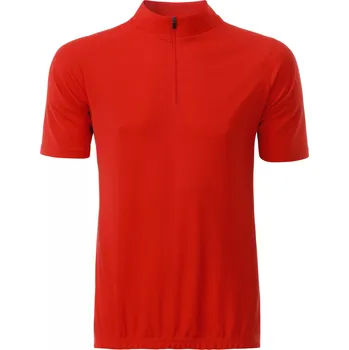 Pánské tričko Pánský cyklo dres JAMES NICHOLSON JN512 BRIGHT ORANGE XXXL