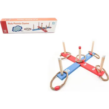 Teddies Házecí hra kříž s kruhy