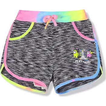 Dívčí kraťasy DÍVČÍ KRAŤASY S KONÍKEM FS6757 Velikost: 98, Barva: Šedá