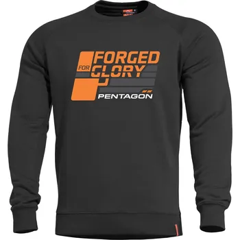 pracovní mikina Pentagon® Tactical Mikina Hawk Forged for Glory PENTAGON®, Barva: Černá, Velikost: M