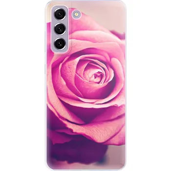 Telefonní příslušenství Odolné silikonové pouzdro iSaprio - Pink Rose - Samsung Galaxy S21 FE 5G