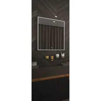 Zrcadlo NIMCO LED zrcadlo ZPC 13002V-90 60 x 80 cm černé