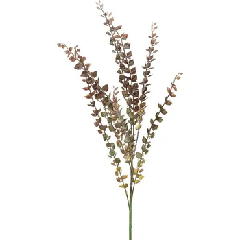 umělá květina Dekorace umělá větvička s listy Berry Spray Dusky pink - 80 cm