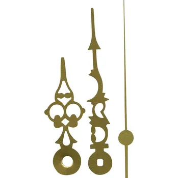 Hodiny sada hodinových ručiček Leštěné/Antik hliník mosaz štěrbina