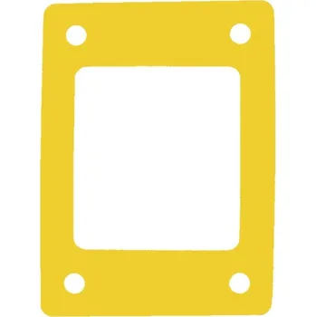 Plavecká deska Ponton plavecký s otvorem uprostřed, DENA žlutá