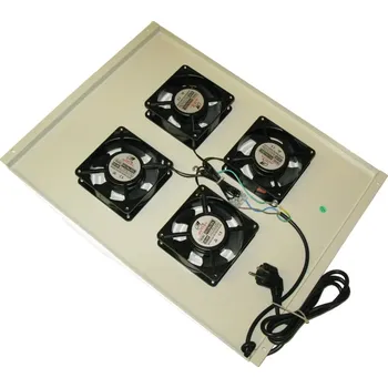 PC skříň Ventilační jednotka XtendLan SFAN804-G-ECO Ventilační jednotka, pro stojanové rozvaděče hloubky 800mm, 4x ventilátor, šedá SFAN804-G-ECO SFAN804-G-ECO