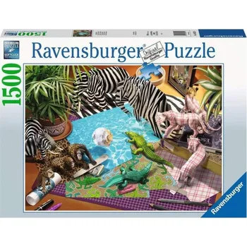 Puzzle Ravensburger 16822 Puzzle Origami zvířata 1500 dílků