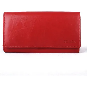 Peněženka Červená matná kožená peněženka BELLUGIO (AD-10-063M) NEW