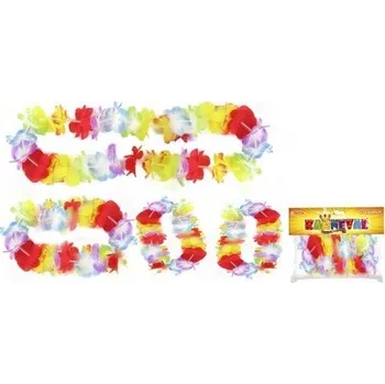 Karnevalová maska Kostým karnevalový- sada Hawaii KLASIK, 4ks