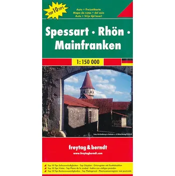 Freytag & Berndt cyklomapa Spessart, Rhon, Mainfranken 1:150 t.