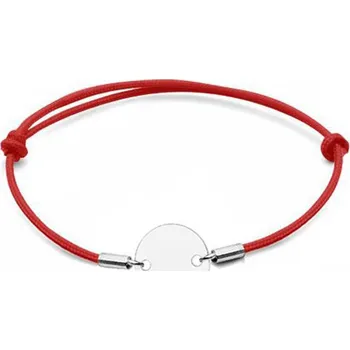 Náramek NUBIS® Stříbrný textilní náramek s destičkou - SX120-R