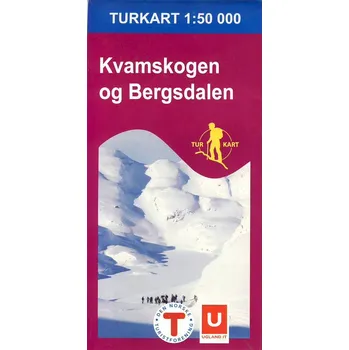 Nordeca vydavatelství mapa Kvamskogen, Bergsdalen 1:50 t. (č.2253)