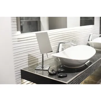 kosmetické zrcátko stojací, hranaté KD02090245