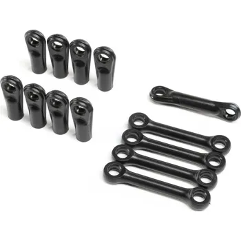 RC vybavení 1:8 Losi LMT: Koncovky kulových čepů, táhlo, koncovky stabilizátoru